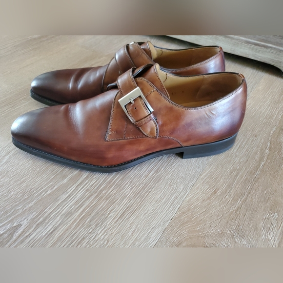 MAGNANNI ‘MARCO’ MENS BROWN CUERO CALF SKIN LEATHER SIZE 13M $399 main image 10